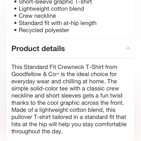 Men's Crewneck Short Sleeve T-Shirt - Goodfellow & Co Cinnamon new - Picture 5 of 6